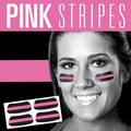 Go Pink! Breast Cancer Awareness Eyeblack- Black w/ Pink Stripe